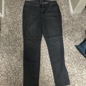 Loft Curvy Skinny jeans, dark gray